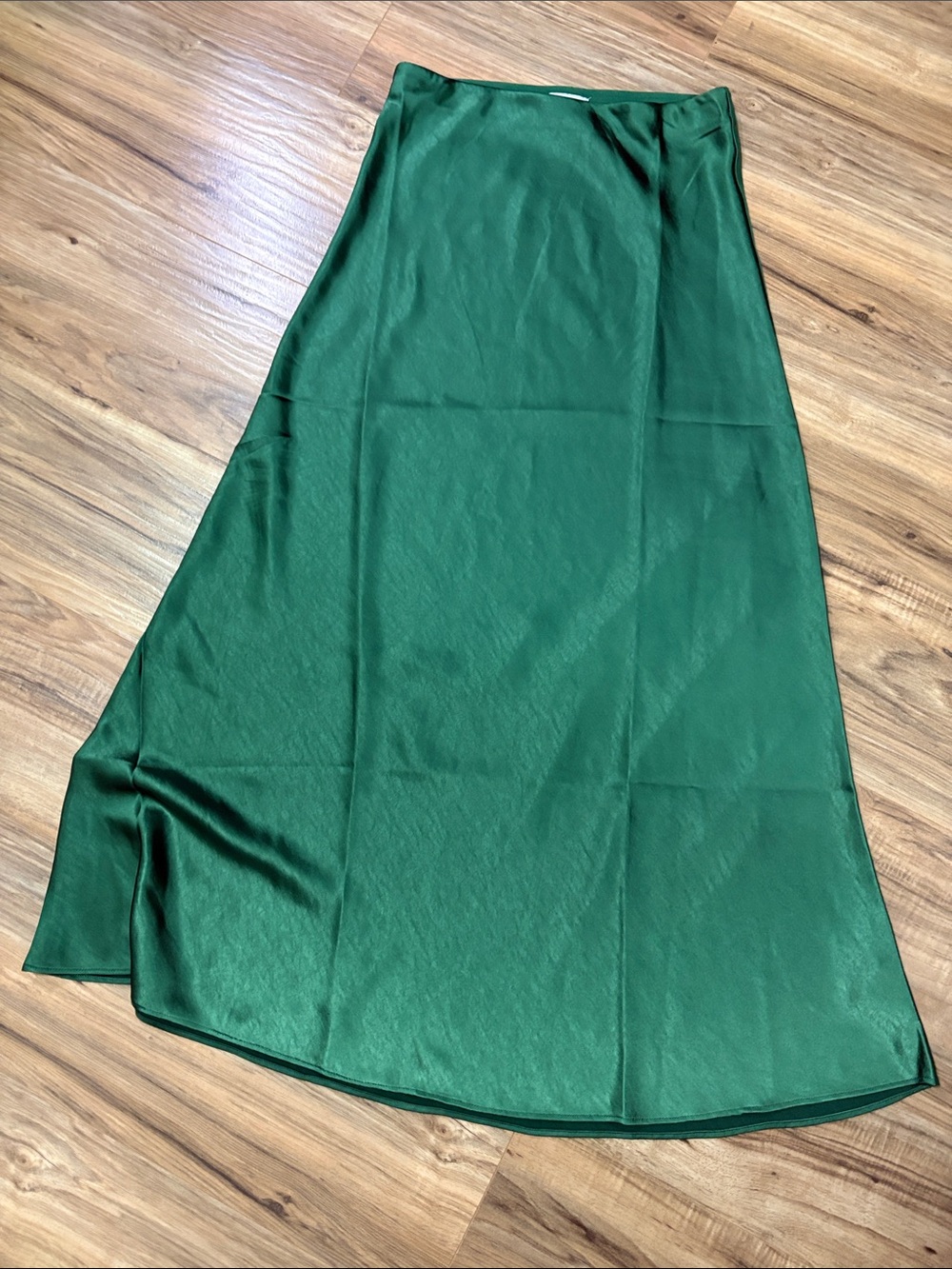 Ricki's Deep Green Satin Maxi Skirt